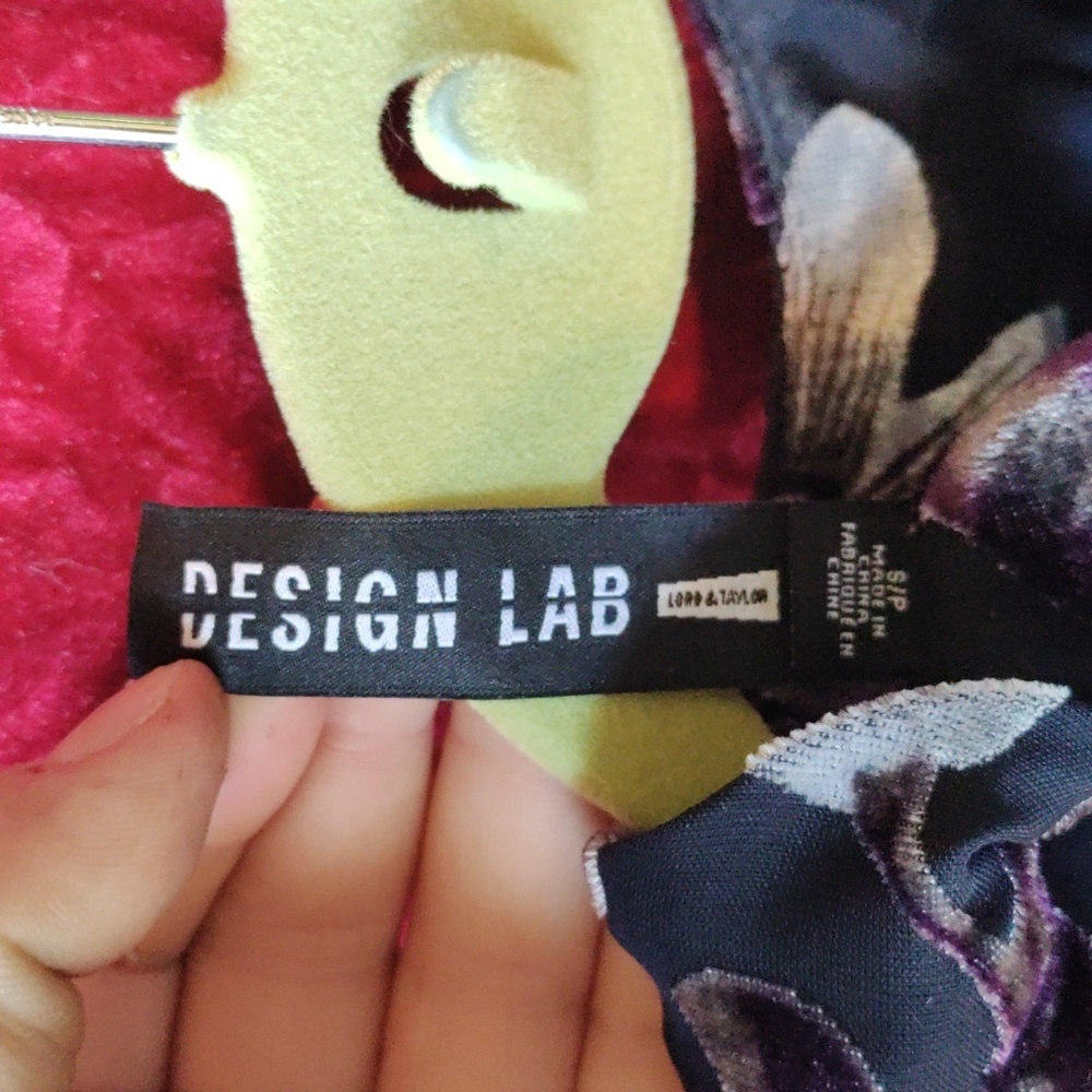 Design Lab Navy Blue Cold Shoulder Flutter Sleeve… - image 8